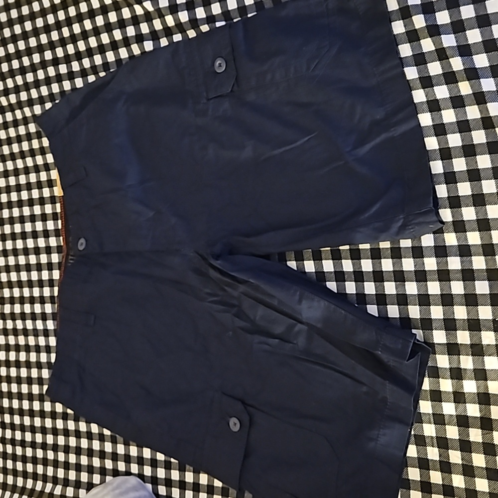 NEW Route 66 Navy Blue Cargo Shorts Size 36